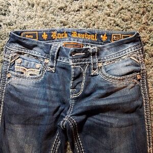 Rock Revival Women's Dark Blue Skinny Jeans